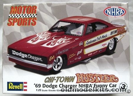 Revell 1/25 Chi-Town Hustler Funny Car 1969 Dodge Charger, 85-4286 plastic model kit